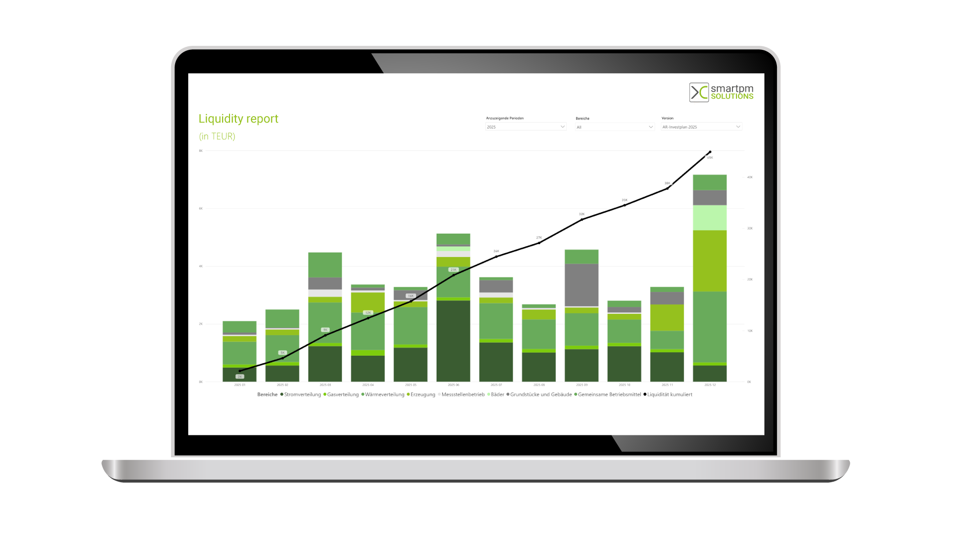 Krisen Controlling impact-Investitionen Liquidity report
