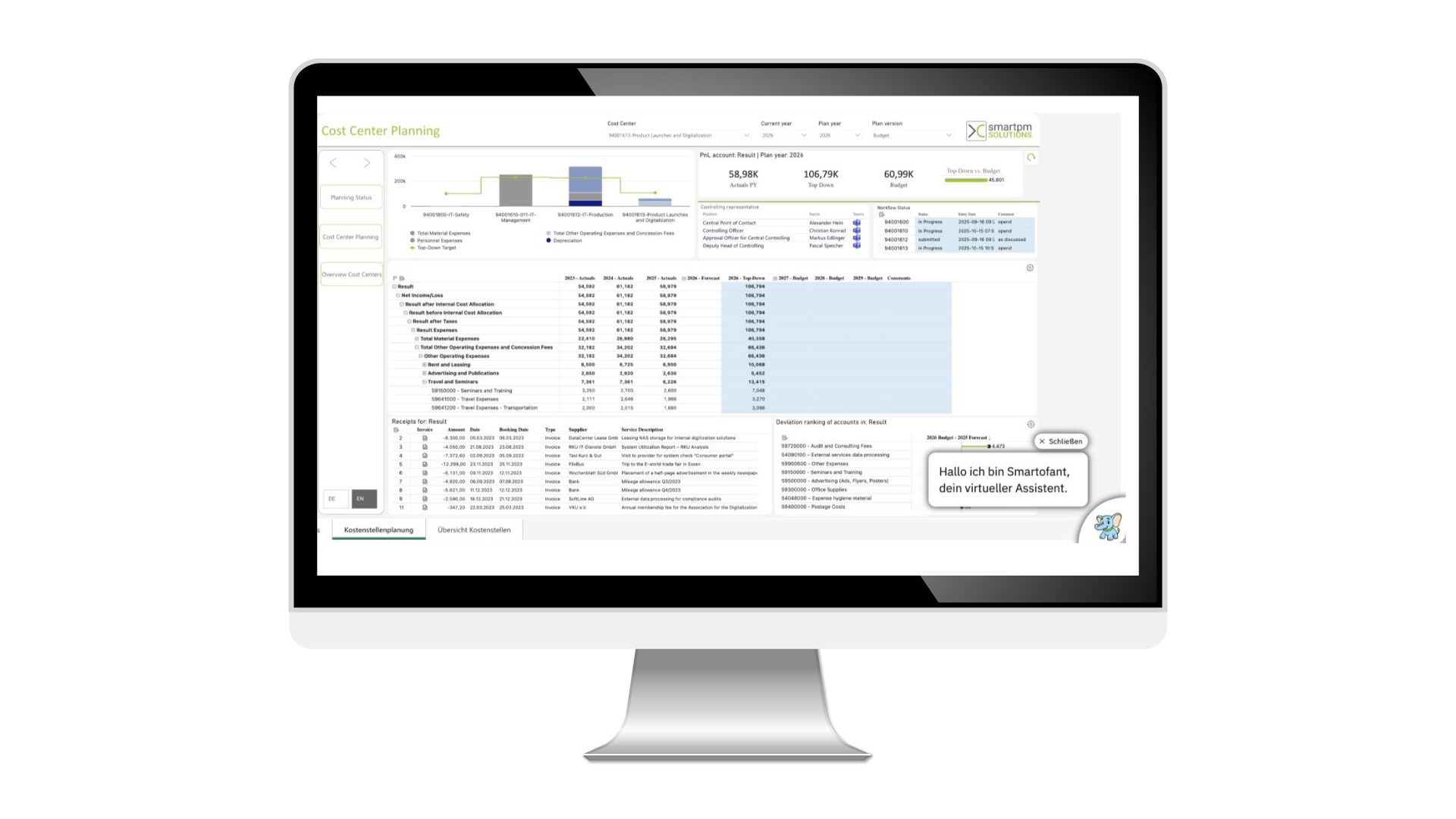 Smartofant KI Assistent Chat Fester klein DE